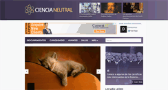 Desktop Screenshot of ciencianeutral.com